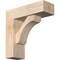 Ekena Millwork Legacy Block Smooth Bracket w/ Offset Brace, Douglas Fir, 5 1/2"W x 16"D x 16"H BKT0604X16X16LEC05SDF - alternate 1